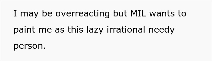 Text about man caring for baby at 4 AM with mom worried he's doing too much, discussing family concerns.