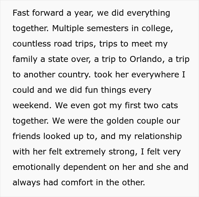 O relacionamento “perfeito” do homem desmorona depois que a namorada trai, pega o gato e desaparece