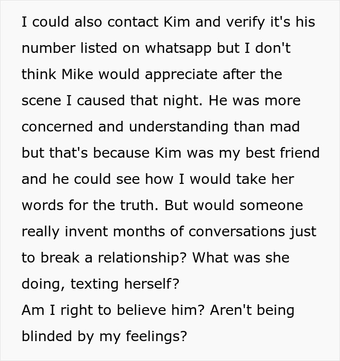 Woman Confused Why Friend Claims She Slept With Her BF When She Didn&rsquo;t