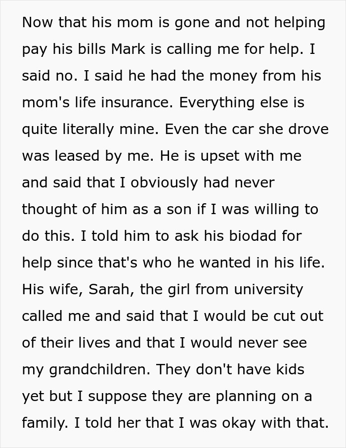 Man Loses Wife And His Adoptive Son Cuts Him Off, Only To Come Back Begging For Money