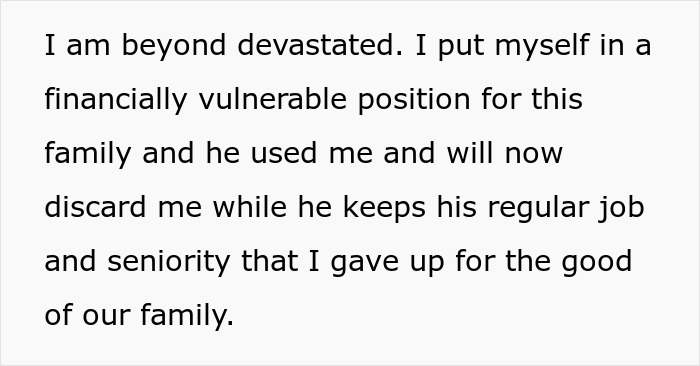 &ldquo;I Am Beyond Devastated&rdquo;: SAHM Finds Out Husband Is Keeping Money From Her, Then Gets Asked For Divorce