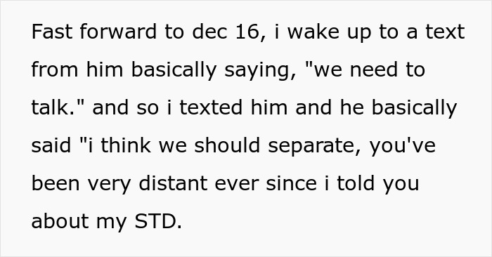 BF &ldquo;Forgets&rdquo; To Inform GF About His STD For Years, Then Complains She&rsquo;s Not Supportive