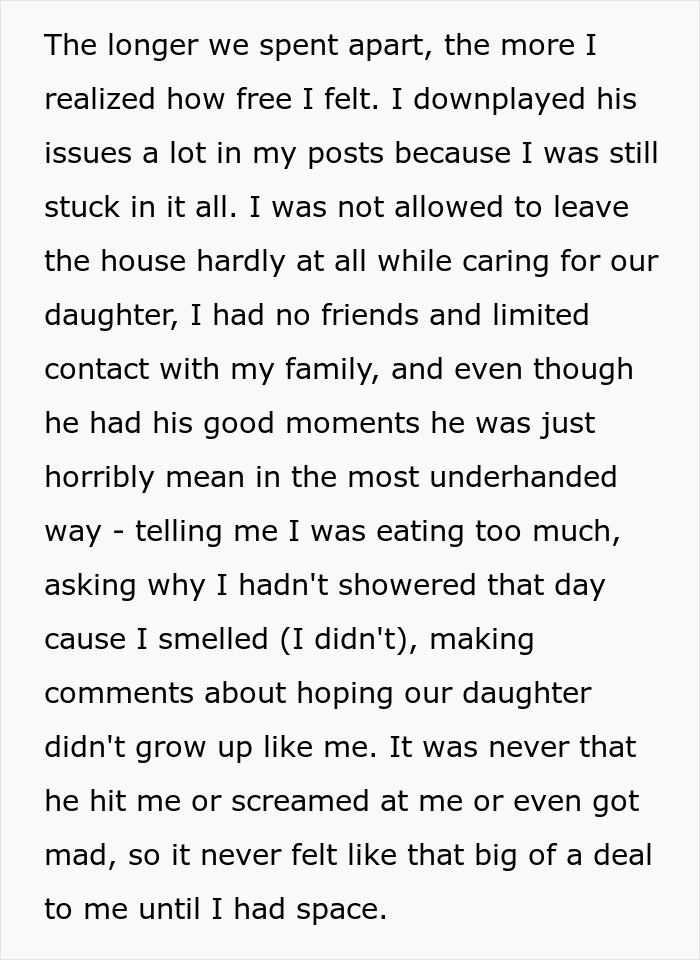 Trecho de texto descrevendo lutas emocionais e questões de controle durante o cuidado, refletindo sobre a liberdade pessoal e a dinâmica familiar. Trecho de texto descrevendo lutas emocionais e questões de controle durante o cuidado, refletindo sobre a liberdade pessoal e a dinâmica familiar.