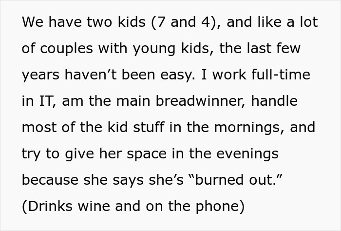 Man sharing struggles with marriage after wife says he doesn&rsquo;t excite her and suggests open marriage amid divorce talks.