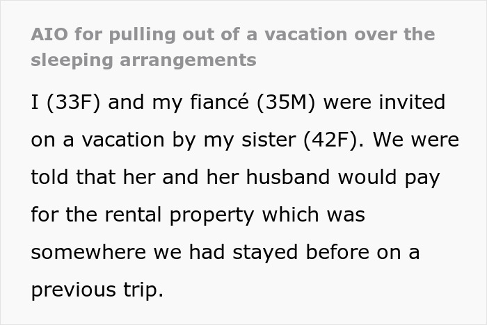 Lady Invites Sis And BIL For A Trip For Free, Then Starts Endless Mind Games On Money And Terms