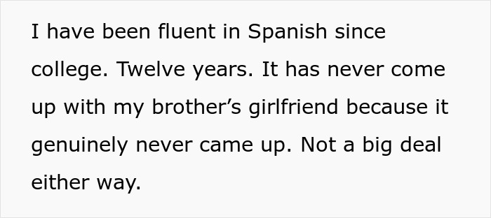 Man&rsquo;s Potential MIL Insults His Whole Fam In Spanish, Sis Reveals She Understood All