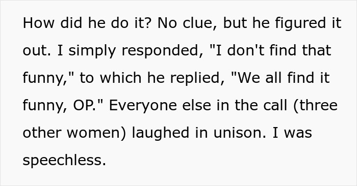 Woman Humiliated In Team Call After Coworker Mocks Her BF's Job, Others Laugh Instead Of Helping
