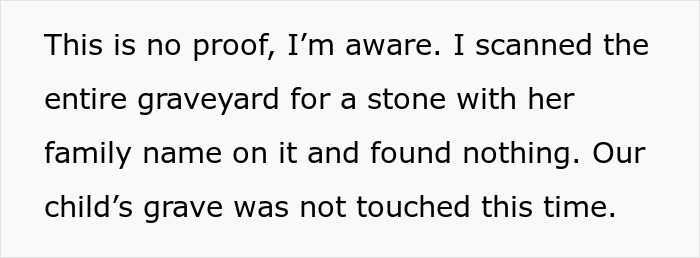 Man upset as secret enemy vandalizes daughter's grave, leaving vile letters and causing distress in the graveyard.