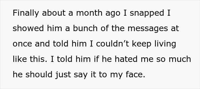 Woman suspects husband is a psychopath after seeing horrifying texts, confronting him about the truth behind messages. Woman suspects husband is a psychopath after seeing horrifying texts, confronting him about the truth behind messages.