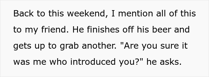 Text excerpt from a conversation where a guy discusses imagining his teenage ex and a surprising meeting revealing he now lives as a man in the US.