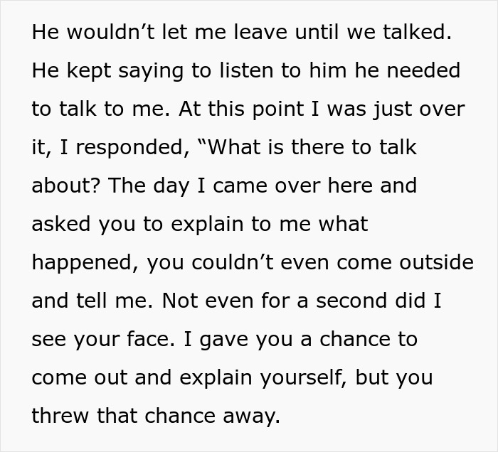 Woman congratulates boyfriend and his pregnant mistress in front of coworkers, creating tension in the workplace.