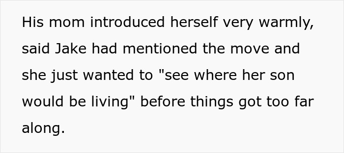 Woman playing dorm inspector checking her 26-year-old son&rsquo;s boyfriend&rsquo;s living space before moving in approval