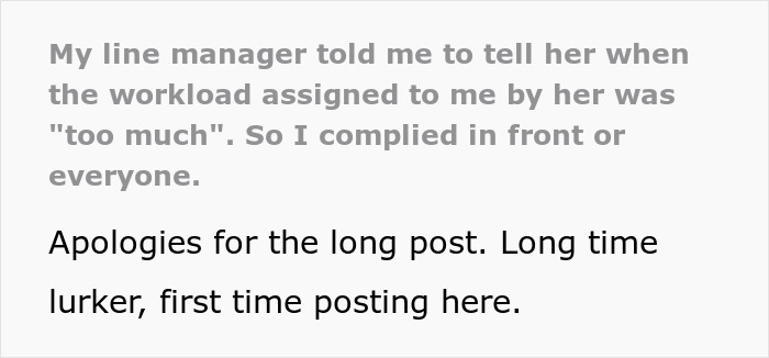 Text message showing employee explaining to line manager about workload, highlighting work-life balance lesson for cynic boss.