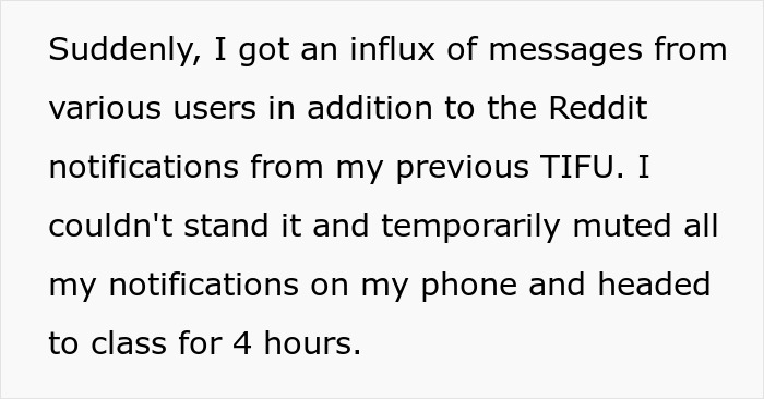Text showing a person overwhelmed by messages after a perfect first date abroad and deleting their dating app.
