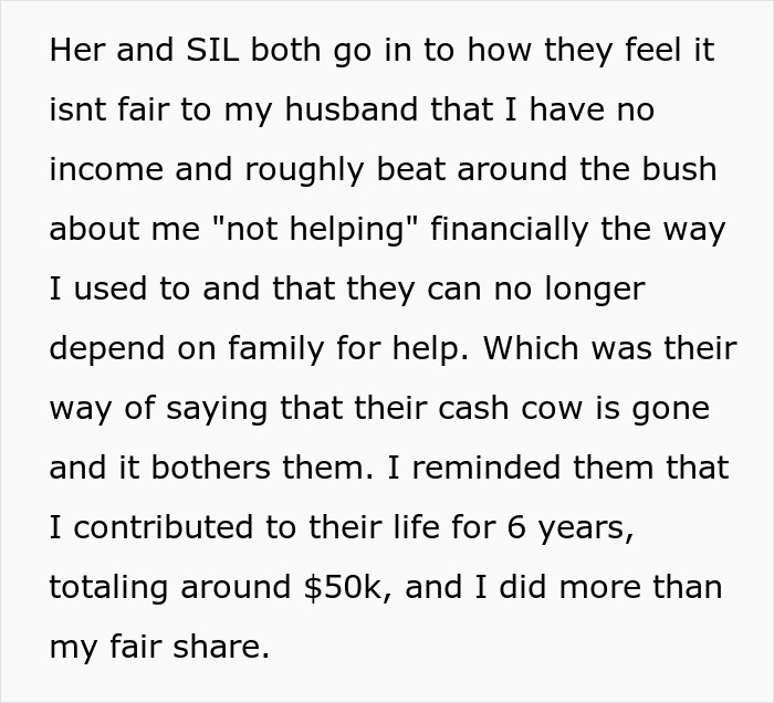 Woman Kicks Husband's Entitled Family Out After They Call Her Out For Not Having A Job Woman Kicks Husband's Entitled Family Out After They Call Her Out For Not Having A Job