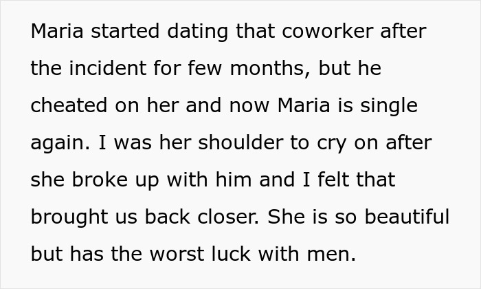 Alt text: Wife sees hubby without shirt and bestie naked after hearing moaning, sensing something happened between them.