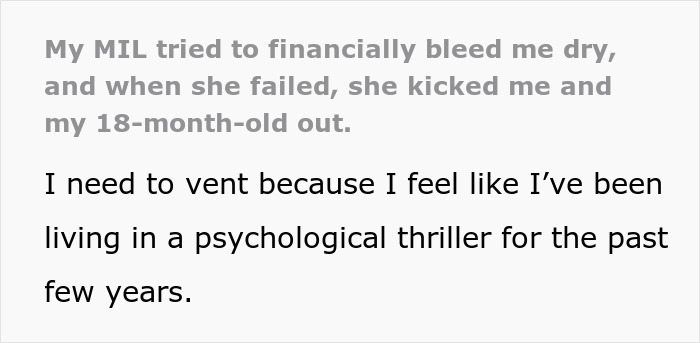Cruel MIL Kicks Out DIL And Her 18MO Baby, Gets Mad After DIL Cuts Her Off For Good Cruel MIL Kicks Out DIL And Her 18MO Baby, Gets Mad After DIL Cuts Her Off For Good