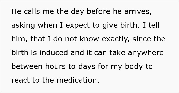Alt text: Text describing a man being self-absorbed by using his grandson&rsquo;s funeral as a stage for breakup drama.