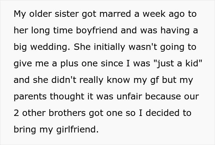 Man approves controversial outfit for sister&rsquo;s wedding, causing drama and throwing girlfriend under the bus.