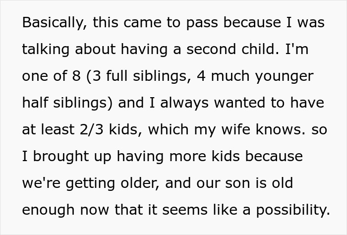 Text excerpt discussing a woman confessing her surprise baby was a trap to keep her boyfriend from leaving.