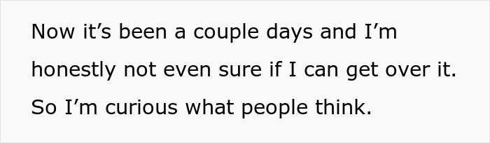 Text excerpt about confusion and seeking opinions, related to romantic indifference and remembered favorite foods.