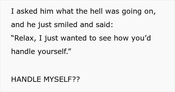 Text message conversation showing a cunning guy explaining a loyalty test for his girlfriend who feels disrespected.