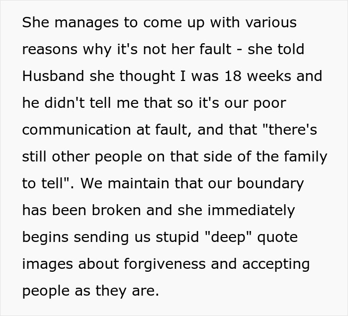 Entitled MIL Breaks Couple&rsquo;s Trust, Shares Secret Baby News And Spreads Rumors When Confronted