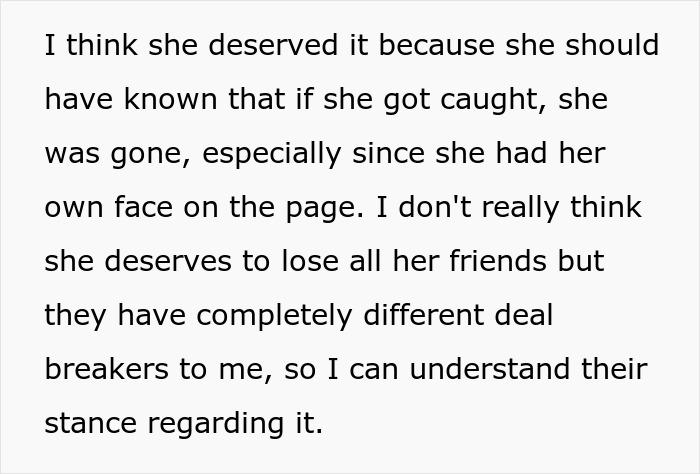 Woman Torn Between Loyalty And Career After Friend Gets Fired Over Controversial Online Work Woman Torn Between Loyalty And Career After Friend Gets Fired Over Controversial Online Work