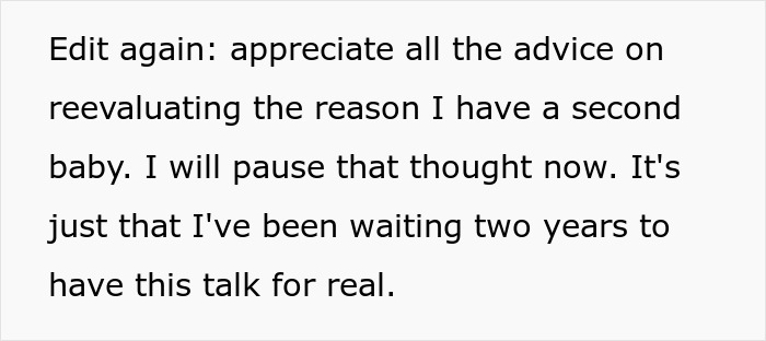 Screenshot of a text message discussing parenting struggles and a man using bathroom habits to avoid duties.