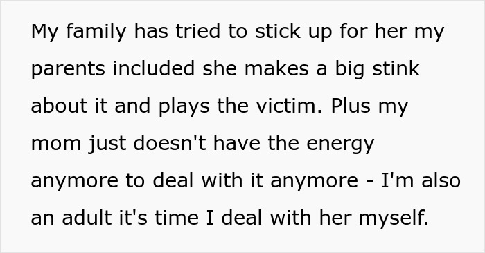 As pessoas sugerem reviravoltas para essa mulher que odeia a tia, a família encontra o posto e faz o trabalho para ela