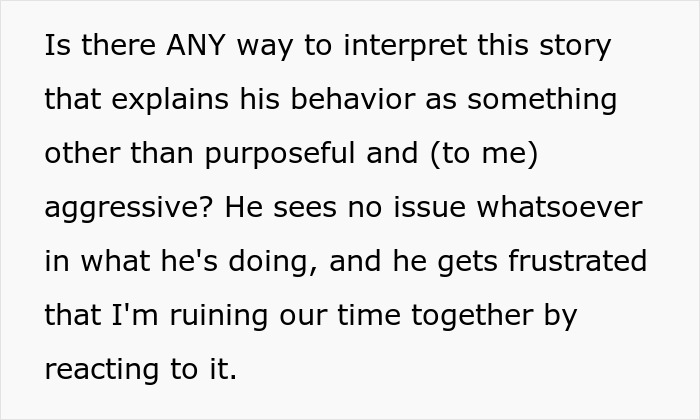 Text describing a stressed wife while an unhelpful husband is rearranging items, causing tension and frustration. Text describing a stressed wife while an unhelpful husband is rearranging items, causing tension and frustration.