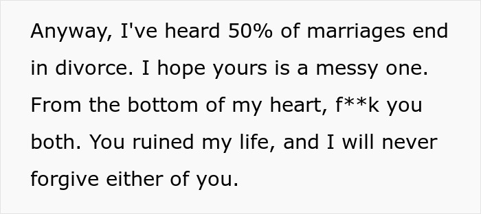 Man Exposes Bride And Groom&rsquo;s Horrible Betrayal During A Speech At Their Wedding And Leaves