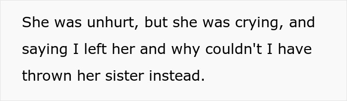 Wife and twin girls standing by a fence as a dog is being chased nearby in a tense outdoor moment