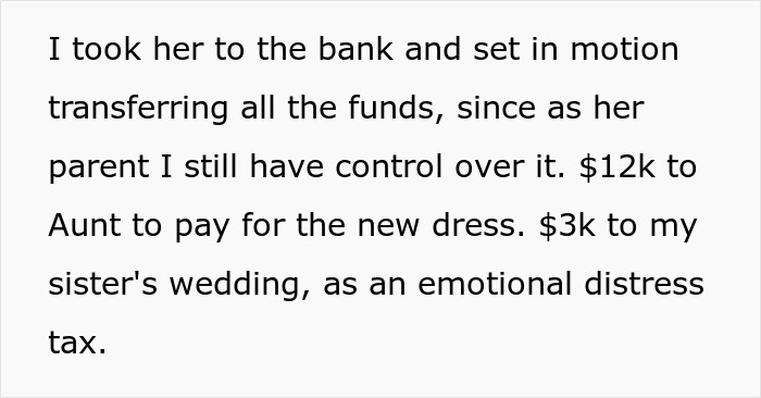 Teen Claims Her Dad &ldquo;Ruined Her Future&rdquo; After Making Her Pay For The Wedding Dress She Destroyed
