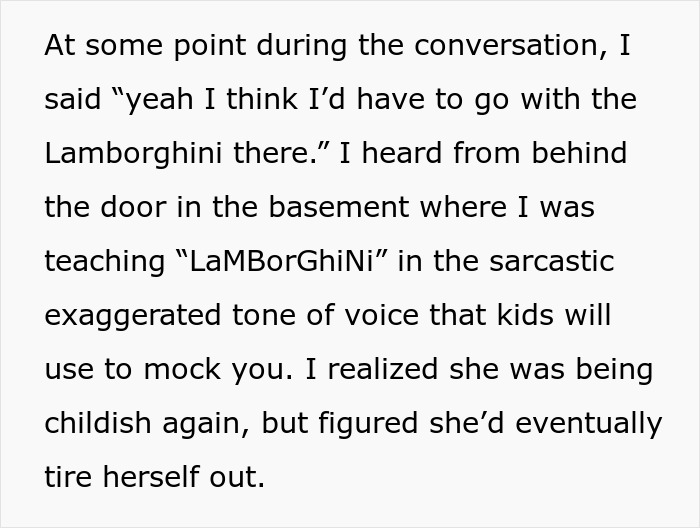 Text excerpt showing a sarcastic mocking voice during a Zoom teaching session with a toxic wife humiliating teacher hubby.