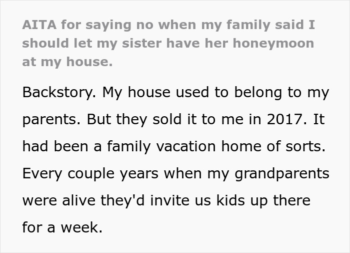 Text excerpt about bride uninvited to wedding, expecting honeymoon at sibling’s house, facing harsh reality check. Text excerpt about bride uninvited to wedding, expecting honeymoon at sibling’s house, facing harsh reality check.