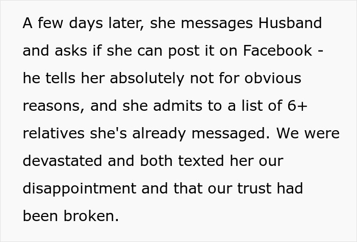 Entitled MIL Breaks Couple&rsquo;s Trust, Shares Secret Baby News And Spreads Rumors When Confronted