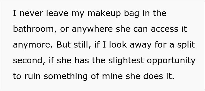 19YO Refuses To See Her 10YO Sis Who Keeps Destroying Her Stuff, Mad As Mom And Dad Push Back