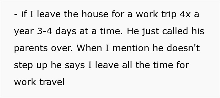 Man uses bathroom habit to avoid parenting duties while his wife grows increasingly fed up with his excuses.