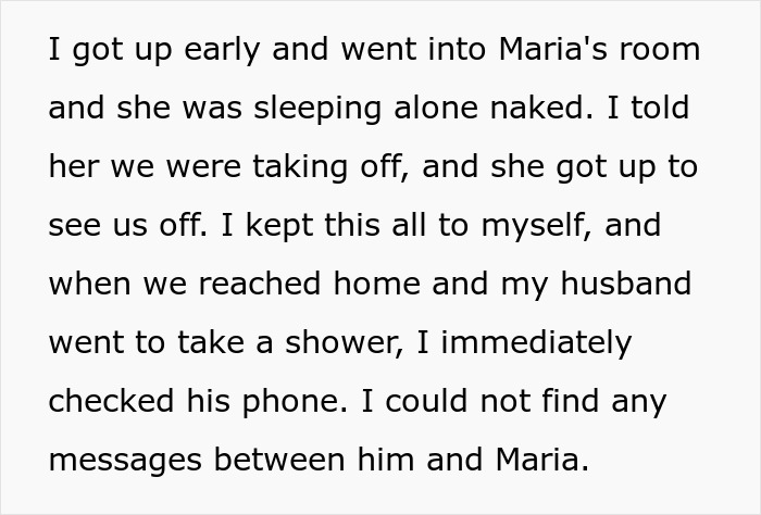 Woman discovers hubby without shirt and bestie naked after hearing moaning, sensing something suspicious happened.