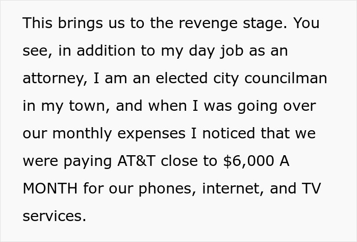 AT&T Tries To Rob City Councilman Of $139, Ends Up With $72K Loss Per Year After His Clever Revenge AT&T Tries To Rob City Councilman Of $139, Ends Up With $72K Loss Per Year After His Clever Revenge