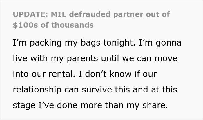 Mom Scams Son Out Of $200K Via Mortgage Fraud, Girlfriend Dumps Him For Enabling It