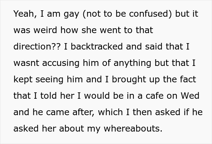 Man Starts Running Into Friend's BF Everywhere He Goes, Can't Shake Off The Feeling Of Being Stalked Man Starts Running Into Friend's BF Everywhere He Goes, Can't Shake Off The Feeling Of Being Stalked