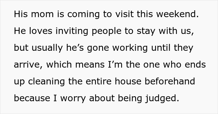 Text showing a man upset as hubby dumps household chores on him, sparking debate if he's truly busy with work. Text showing a man upset as hubby dumps household chores on him, sparking debate if he's truly busy with work.