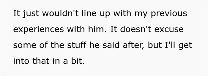 Text excerpt discussing a wife realizing her husband downgraded from gorgeous to kind after mentioning his ex was model pretty. Text excerpt discussing a wife realizing her husband downgraded from gorgeous to kind after mentioning his ex was model pretty.