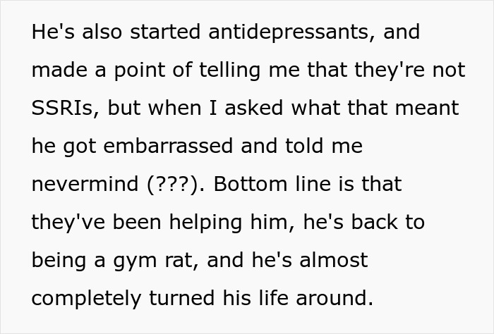 Text excerpt about a man reconnecting with his ex, reflecting on love story and life changes shared online.