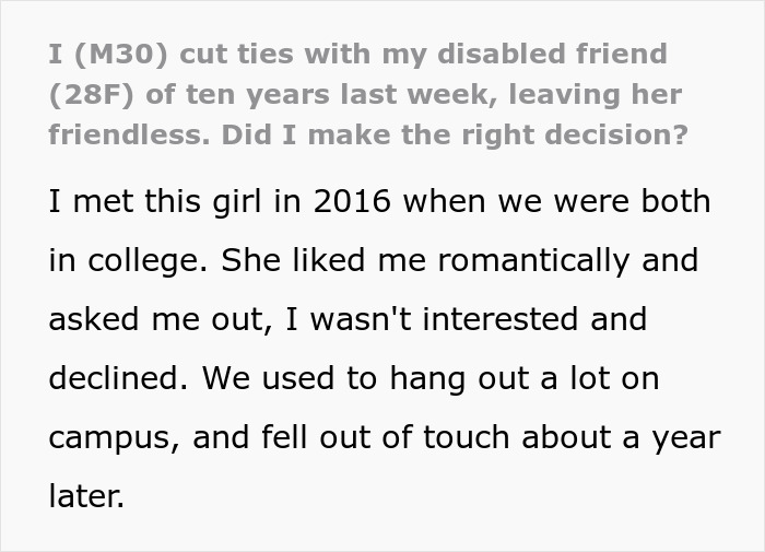 Woman trying to make friend of ten years fall in love with her and facing rejection in a personal relationship story.