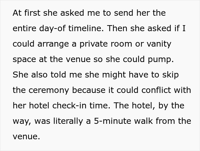 Woman Barely Knows Bride But Sends Lengthy Baby Updates, Last-Minute Ask Finally Gets Shut Down Woman Barely Knows Bride But Sends Lengthy Baby Updates, Last-Minute Ask Finally Gets Shut Down