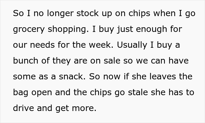 Fed-Up Partner Cuts Off Snack Supply As GF Keeps Wasting It, She&rsquo;s Mad She Doesn&rsquo;t Have Fresh Chips