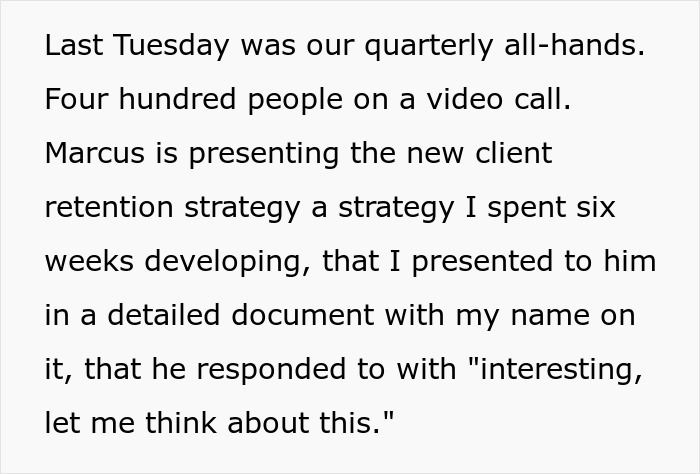 Toxic Boss Takes Credit For Employee's Hard Work, Falls Flat On His Face As They Finally Expose Him